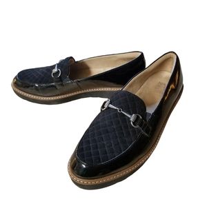 Naturalizer Black Quilted Loafer Size 11